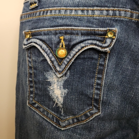 Vintage Rhinestone Skinny Jeans - Picture 8 of 11